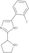 4-(2-Fluorophenyl)-2-(pyrrolidin-2-yl)-1H-imidazole