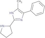 5-Methyl-4-phenyl-2-(pyrrolidin-2-yl)-1H-imidazole