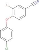 4-(4-Chlorophenoxy)-3-fluorobenzonitrile