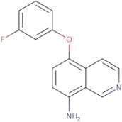 5-(3-Fluorophenoxy)isoquinolin-8-amine
