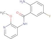 2-Amino-5-fluoro-N-(2-methoxypyridin-3-yl)benzamide