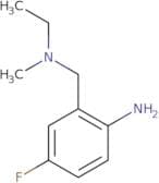 2-{[Ethyl(methyl)amino]methyl}-4-fluoroaniline