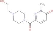 6-[4-(2-Hydroxyethyl)piperazine-1-carbonyl]-2-methyl-2,3-dihydropyridazin-3-one