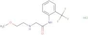 2-[(2-Methoxyethyl)amino]-N-[2-(trifluoromethyl)phenyl]acetamide hydrochloride