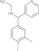 [(3,4-Difluorophenyl)(pyridin-3-yl)methyl](ethyl)amine