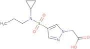 2-{4-[Cyclopropyl(propyl)sulfamoyl]-1H-pyrazol-1-yl}acetic acid