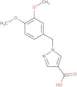 1-[(3,4-Dimethoxyphenyl)methyl]-1H-pyrazole-4-carboxylic acid