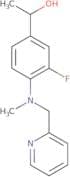 1-{3-Fluoro-4-[methyl(pyridin-2-ylmethyl)amino]phenyl}ethan-1-ol