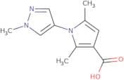 2,5-Dimethyl-1-(1-methyl-1H-pyrazol-4-yl)-1H-pyrrole-3-carboxylic acid