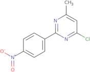 4-Chloro-6-methyl-2-(4-nitrophenyl)pyrimidine