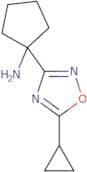 1-(5-Cyclopropyl-1,2,4-oxadiazol-3-yl)cyclopentan-1-amine