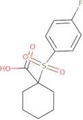 1-(4-Fluorobenzenesulfonyl)cyclohexane-1-carboxylic acid