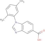 1-(2,5-Dimethylphenyl)-1H-1,3-benzodiazole-5-carboxylic acid