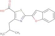 2-(1-Benzofuran-2-yl)-4-(2-methylpropyl)-1,3-thiazole-5-carboxylic acid