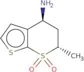 (2S,4S)-4-Amino-2-methyl-2H,3H,4H-1λ6-thieno[2,3-b]thiopyran-1,1-dione