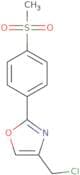 4-(Chloromethyl)-2-(4-methanesulfonylphenyl)-1,3-oxazole