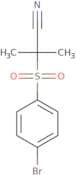 2-(4-Bromobenzenesulfonyl)-2-methylpropanenitrile