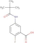 5-(2,2-Dimethylpropanamido)-2-fluorobenzoic acid