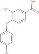 3-Amino-4-(4-chlorophenoxy)benzoic acid