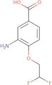 3-Amino-4-(2,2-difluoroethoxy)benzoic acid