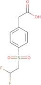 2-[4-(2,2-Difluoroethanesulfonyl)phenyl]acetic acid