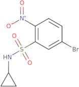5-Bromo-N-cyclopropyl-2-nitrobenzene-1-sulfonamide