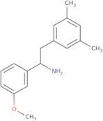 2-(3,5-Dimethylphenyl)-1-(3-methoxyphenyl)ethan-1-amine