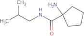 1-Amino-N-(2-methylpropyl)cyclopentane-1-carboxamide