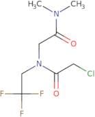 2-Chloro-N-(2-(dimethylamino)-2-oxoethyl)-N-(2,2,2-trifluoroethyl)acetamide