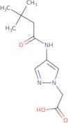 2-[4-(3,3-Dimethylbutanamido)-1H-pyrazol-1-yl]acetic acid