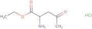 Ethyl 2-amino-4-oxopentanoate hydrochloride