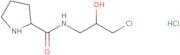 N-(3-Chloro-2-hydroxypropyl)pyrrolidine-2-carboxamide hydrochloride