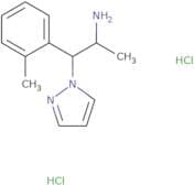 1-(2-Methylphenyl)-1-(1H-pyrazol-1-yl)propan-2-amine dihydrochloride