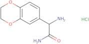 2-Amino-2-(2,3-dihydro-1,4-benzodioxin-6-yl)acetamide hydrochloride
