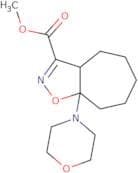 Methyl 8a-(morpholin-4-yl)-3aH,4H,5H,6H,7H,8H,8aH-cyclohepta[D][1,2]oxazole-3-carboxylate