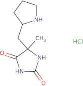 5-Methyl-5-(pyrrolidin-2-ylmethyl)imidazolidine-2,4-dione hydrochloride