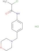 2-Chloro-N-[4-(morpholin-4-ylmethyl)phenyl]propanamide hydrochloride