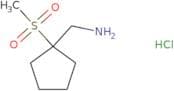 (1-Methanesulfonylcyclopentyl)methanamine hydrochloride
