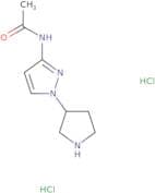 N-[1-(Pyrrolidin-3-yl)-1H-pyrazol-3-yl]acetamide dihydrochloride