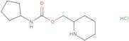 Piperidin-2-ylmethyl N-cyclopentylcarbamate hydrochloride