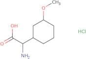 2-Amino-2-(3-methoxycyclohexyl)acetic acid hydrochloride