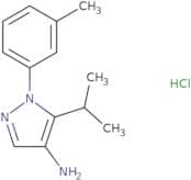 1-(3-Methylphenyl)-5-(propan-2-yl)-1H-pyrazol-4-amine hydrochloride