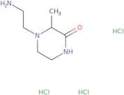 4-(2-Aminoethyl)-3-methylpiperazin-2-one trihydrochloride