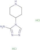 4-(Piperidin-4-yl)-4H-1,2,4-triazol-3-amine dihydrochloride