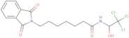 7-(1,3-Dioxo-2,3-dihydro-1H-isoindol-2-yl)-N-(2,2,2-trichloro-1-hydroxyethyl)heptanamide