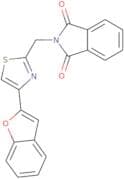 2-{[4-(1-Benzofuran-2-yl)-1,3-thiazol-2-yl]methyl}-2,3-dihydro-1H-isoindole-1,3-dione