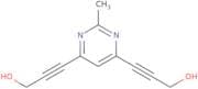 3-[6-(3-Hydroxyprop-1-yn-1-yl)-2-methylpyrimidin-4-yl]prop-2-yn-1-ol