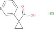 1-(Pyridin-3-yl)cyclopropane-1-carboxylic acid hydrochloride