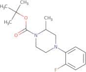 tert-Butyl 4-(2-fluorophenyl)-2-methylpiperazine-1-carboxylate