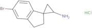 5'-Bromo-2',3'-dihydrospiro[cyclopropane-1,1'-indene]-3-amine hydrochloride